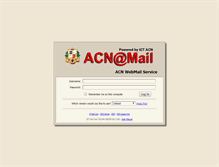 Tablet Screenshot of mail.acn.ac.th